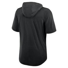 Las Vegas Raiders Lockup Tri-Blend Hoodie T-Shirt Black