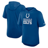 Indianapolis Colts Lockup Tri-Blend Hoodie T-Shirt Royal