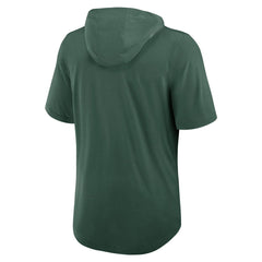 Green Bay Packers Lockup Tri-Blend Hoodie T-Shirt Green