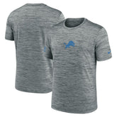 Detroit Lions Sideline Velocity Dri-FIT T-Shirt - Gray