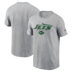 New York Jets Sideline Dri-FIT T-Shirt Heather Gray