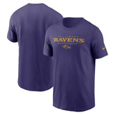 Baltimore Ravens Sideline Dri-FIT T-Shirt Purple