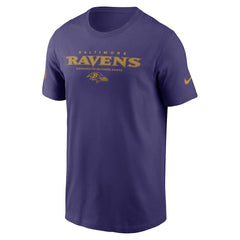 Baltimore Ravens Sideline Dri-FIT T-Shirt Purple