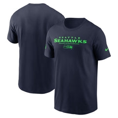Seattle Seahawks Sideline Dri-FIT T-Shirt College Navy