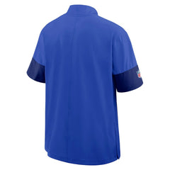 Los Angeles Rams Sideline Short Sleeve Quarter-Zip Dri-FIT Coach Jacket Royal