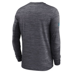Jacksonville Jaguars Sideline Velocity Performance Long Sleeve T-Shirt - Black