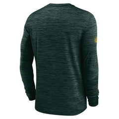 Green Bay Packers Sideline Velocity Performance Long Sleeve T-Shirt - Green