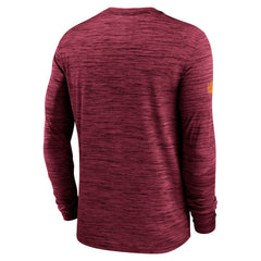 Washington Commanders Sideline Velocity Performance Long Sleeve T-Shirt - Burgundy
