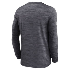 Atlanta Falcons Sideline Velocity Performance Long Sleeve T-Shirt - Charcoal
