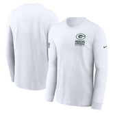 Green Bay Packers Sideline Dri-FIT Long Sleeve T-Shirt White