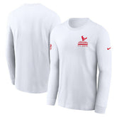 Houston Texans Sideline Dri-FIT Long Sleeve T-Shirt White
