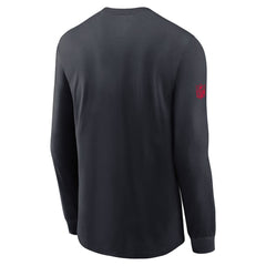 Houston Texans Sideline Dri-FIT Long Sleeve T-Shirt Navy
