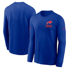 Buffalo Bills Sideline Dri-FIT Long Sleeve T-Shirt Royal