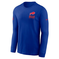 Buffalo Bills Sideline Dri-FIT Long Sleeve T-Shirt Royal