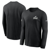 Philadelphia Eagles Sideline Dri-FIT Long Sleeve T-Shirt Black