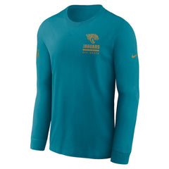 Jacksonville Jaguars Sideline Dri-FIT Long Sleeve T-Shirt Teal