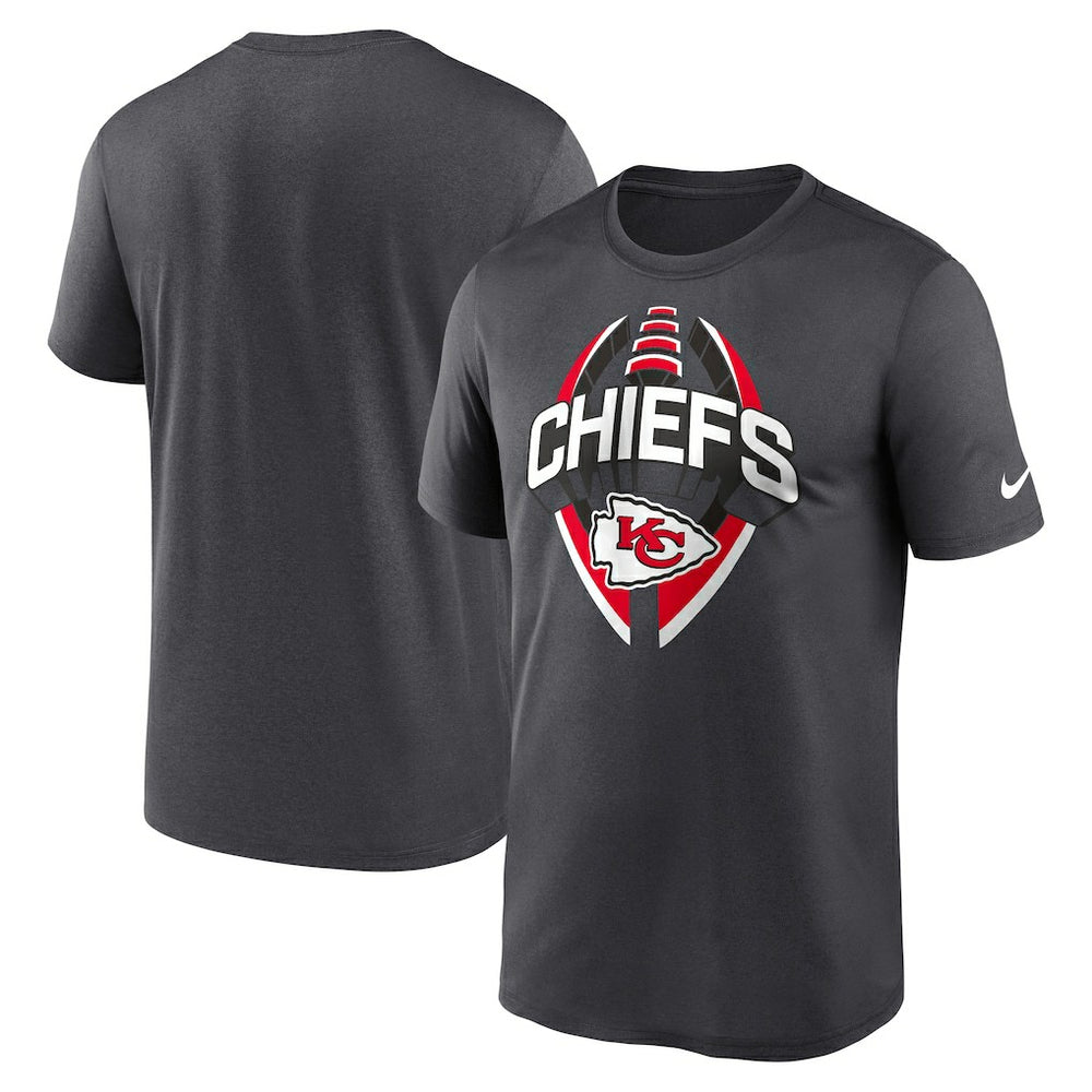 Kansas City Chiefs Legend Icon Performance T-Shirt Gray