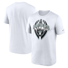 Las Vegas Raiders Legend Icon Performance T-Shirt White