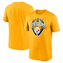 Pittsburgh Steelers Legend Icon Performance T-Shirt Gold