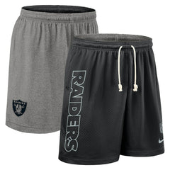 Las Vegas Raiders Sideline Reversible Dri-FIT Shorts Black