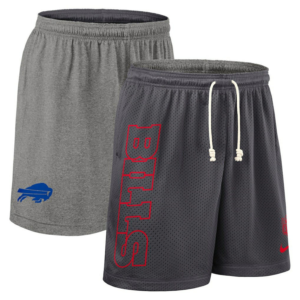 Buffalo Bills Sideline Reversible Dri-FIT Shorts Gray