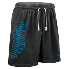 Carolina Panthers Sideline Reversible Dri-FIT Shorts Black