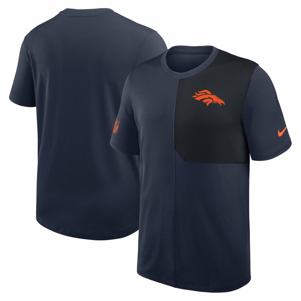 Denver Broncos Sideline UV Dri-Fit Coach Shirt Navy