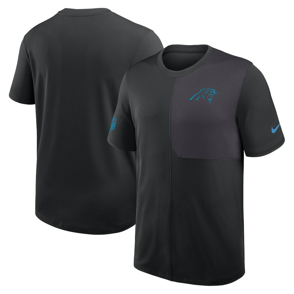 Carolina Panthers Sideline UV Dri-Fit Coach Shirt Black