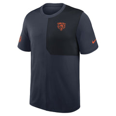 Chicago Bears Sideline UV Dri-Fit Coach Shirt Navy