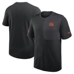 Cincinnati Bengals Sideline UV Dri-Fit Coach Shirt Black