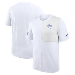 Los Angeles Rams Sideline UV Dri-Fit Coach Shirt White
