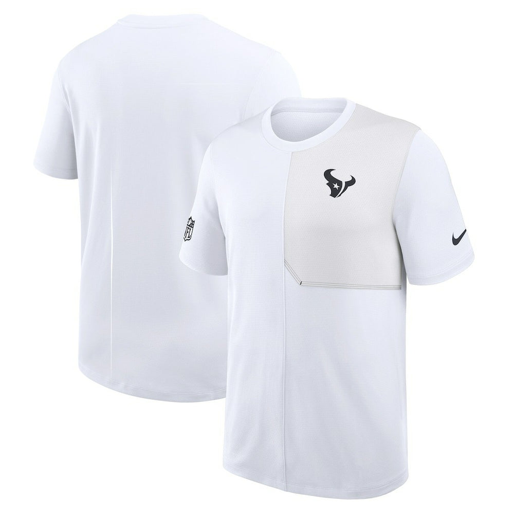 Houston Texans Sideline UV Dri-Fit Coach Shirt White