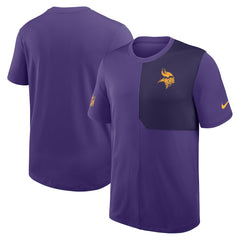 Minnesota Vikings Sideline UV Dri-Fit Coach Shirt Purple