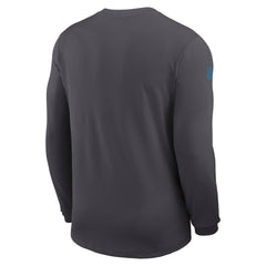 Los Angeles Chargers Sideline Coach UV Dri-FIT Long Sleeve Shirt Gray