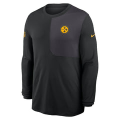Pittsburgh Steelers Sideline Coach UV Dri-FIT Long Sleeve Shirt Black