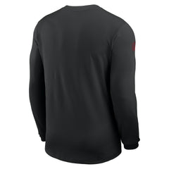San Francisco 49ers Sideline Coach UV Dri-FIT Long Sleeve Shirt Black