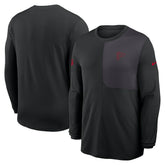 Atlanta Falcons Sideline Coach UV Dri-FIT Long Sleeve Shirt Black