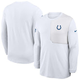 Indianapolis Colts Sideline Coach UV Dri-FIT Long Sleeve Shirt White