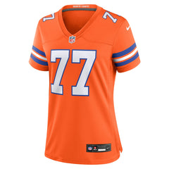 NFL Quinn Meinerz Denver Broncos Women's Mile High Collection 1977 Throwback Player Game Jersey - Orange