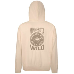 NHL Minnesota Wild Levelwear Contact Stamp Pullover Hoodie - Cream