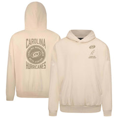 NHL Carolina Hurricanes Levelwear Contact Stamp Pullover Hoodie - Cream