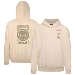 NHL Washington Capitals Levelwear Contact Stamp Pullover Hoodie - Cream