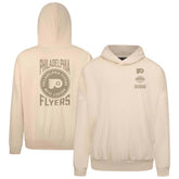 NHL Philadelphia Flyers Levelwear Contact Stamp Pullover Hoodie - Cream