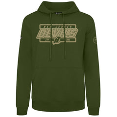 NHL New Jersey Devils Levelwear Podium Pullover Hoodie - Olive