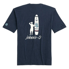 NHL Seattle Kraken johnnie-O Heathered Spencer T-Shirt - Navy