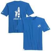 NHL Tampa Bay Lightning johnnie-O Heathered Spencer T-Shirt - Blue