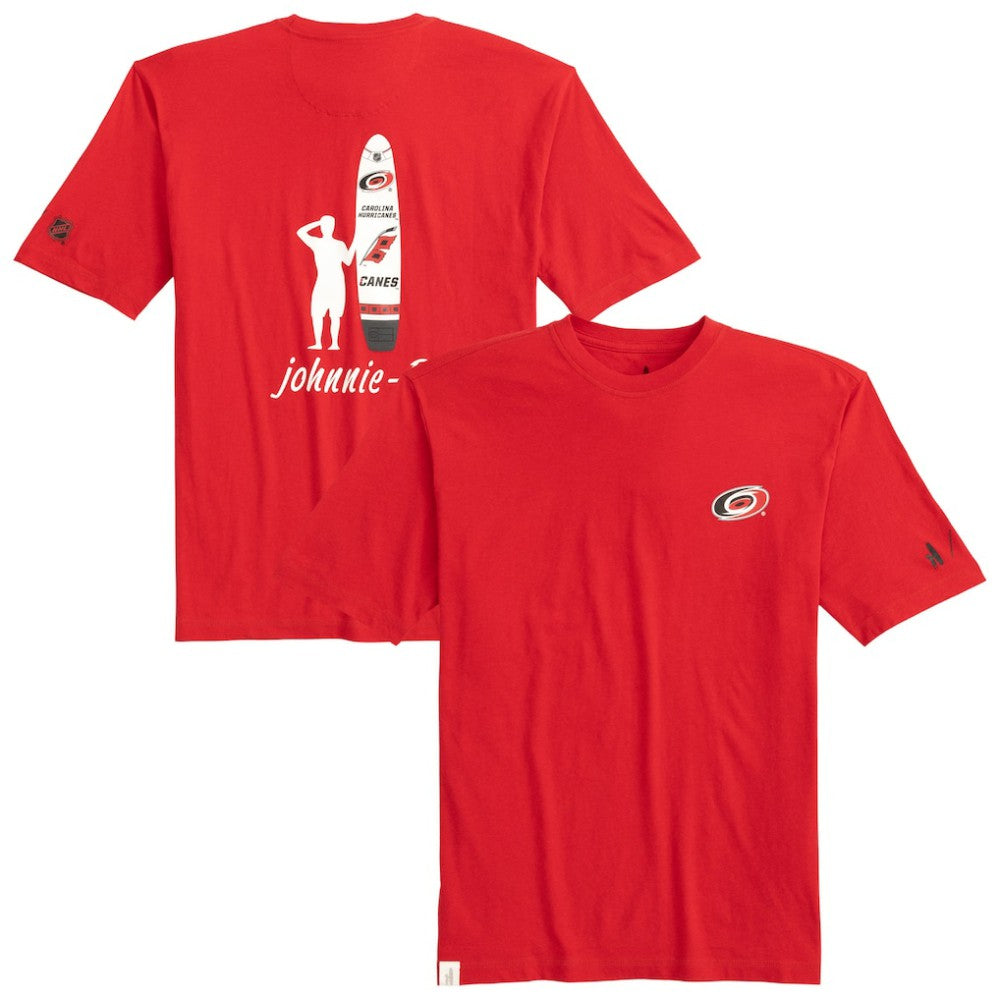 NHL Carolina Hurricanes johnnie-O Heathered Spencer T-Shirt - Red