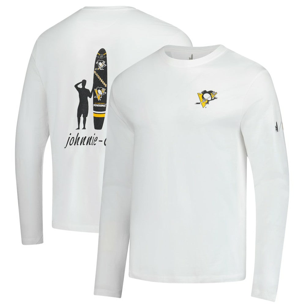 NHL Pittsburgh Penguins johnnie-O Adam Long Sleeve T-Shirt - White