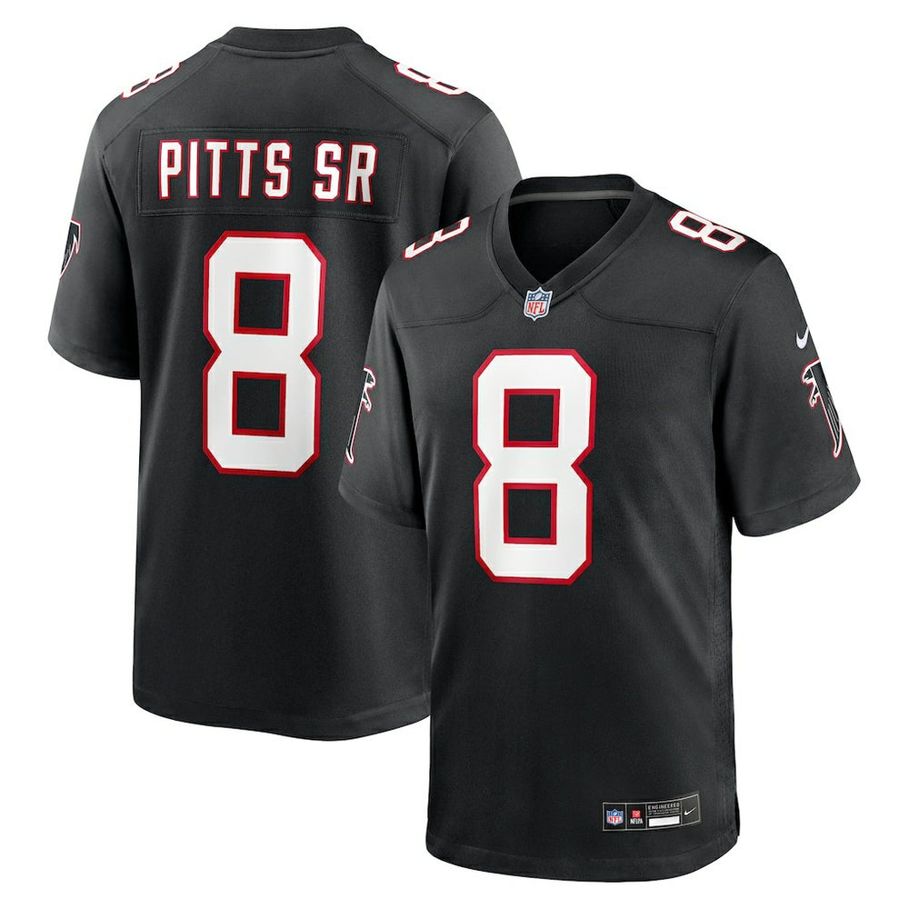 NFL Kyle Pitts Sr. Atlanta Falcons Alternate Game Jersey - Black