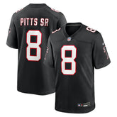 NFL Kyle Pitts Sr. Atlanta Falcons Alternate Game Jersey - Black